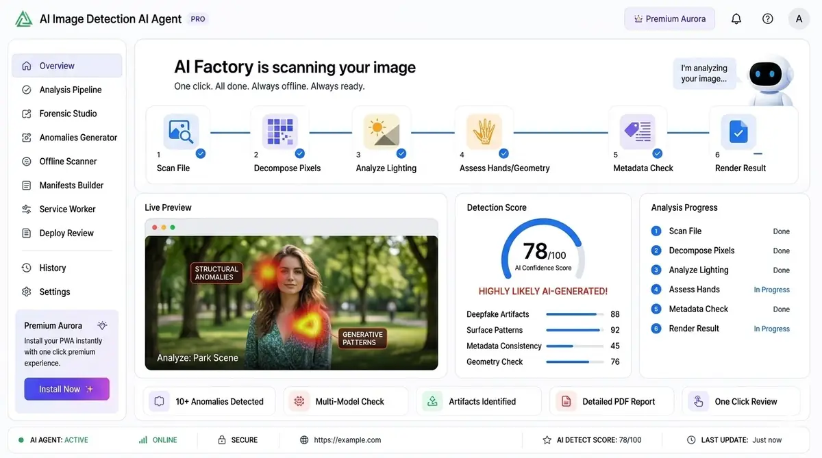 AI fraud detection Game Master — example of the AI tool dashboard software